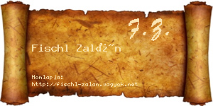 Fischl Zalán névjegykártya